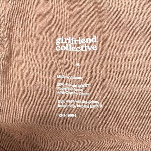 GIRLFRIEND COLLECTIVE 50/50 High-Rise Jogger Sweatpants in Coffee Brown Size 6/L - Picture 6 of 6